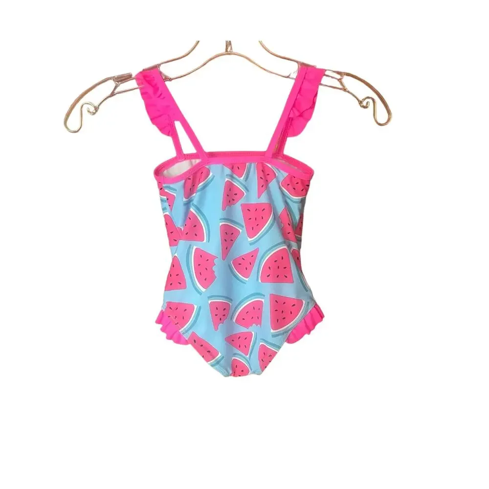 Shein Watermelon Print One Piece Swimsuit Sz (90) 24 months